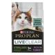 2x2.8kg Turkey Adult Sterilised LiveClear Pro Plan Purina Dry Cat Food