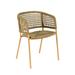 Niel Natural Oak Finish Outdoor Dining Chair