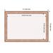 Harmony Rose Gold Wood Framed White Corkboard Bulletin Board