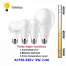 Neuer Stil LED Smart Bulb 3 Farbe eingestellt mit Speicher 1-10 Stück 8w-24w AC100-240V b22/e27 kein