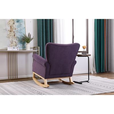 Modern Upholstered Rocking Chair