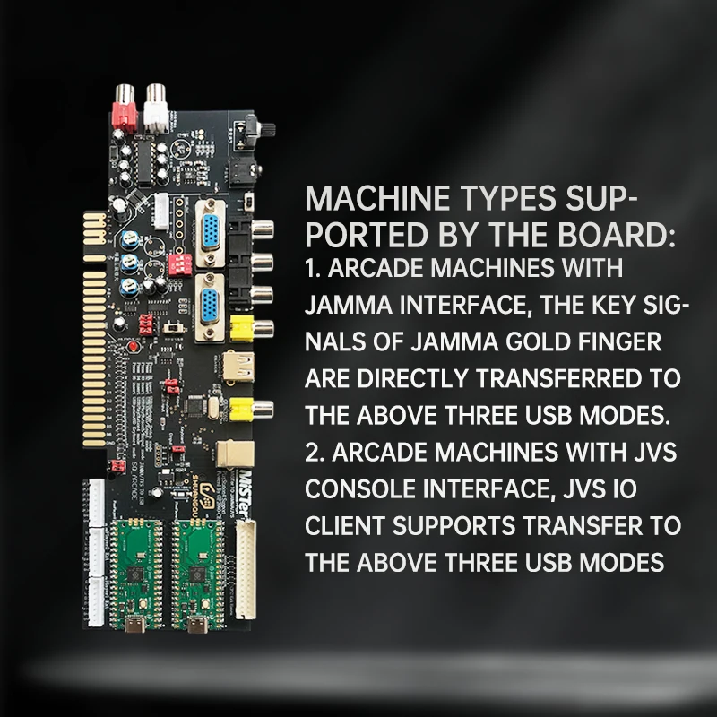 Arcade JAMMA JVS zu PC/PS4/PS5/Xbox360/NS LCD Schrank MiSTer Fpga CRT Emudriver batocera 2-in-1 Konvertierung Board Unterstützung GUNCON2 Image