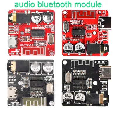 Audio-Bluetooth-Modul Empfänger platine Bluetooth 5. 0 MP3 verlustfreier Decoder Micro-USB 5,1mm Audio-Ausgangs verstärker modul Typ C.