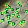 String Lights Clearance 5.4ft String Lights St Patrick s Day Decorations 10 LED Green String Lights St Patricks Day Battery Operated Lights for Irish Party