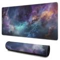 Beautiful Night Sky Space Gaming Mouse Mat Rectangle XX Large Non-Slip Rubber Gaming Mouse Pad with Stitched Edges Office Mouse Pad for Women Men Kids 31.5x15.7