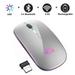 Wireless Mouse RGB Rechargeable Bluetooth Wireless Computer 2.4Ghz Silent Mause LED Backlit Ergonomic Gaming Mouse for Laptop PC