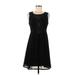 Divided by H&M Casual Dress - Party Scoop Neck Sleeveless: Black Solid Dresses - Women's Size 6