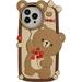 Kawaii Phone Cases Apply to iPhone Xs Max Cute 3D Cartoon Bear Phone Cover Soft Silicone Funny Love Balloon Bear Case for Women Girls Shockproof Protective Cover for iPhone Xs Max