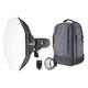 FJ400 Strobe 1-Light Backpack Kit with FJ-X2m Universal Wireless Trigger and Rapid Box Switch Octa-S