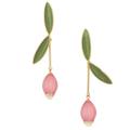 Kate Spade Jewelry | Kate Spade Pink Best Buds Linear Earrings | Color: Green/Pink | Size: Os