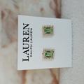 Ralph Lauren Jewelry | New Ralph Lauren Pave Stone Stud Earrings | Color: Gold/Green | Size: Os