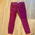 Free People Jeans | Free People Red Skinny Jeans | Color: Red | Size: 28