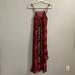 Free People Dresses | Free People That Moment Illusion Maxi Slip Dress Size Small Boho Paisley | Color: Pink/Red | Size: S