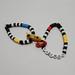 Disney Jewelry | Ka-Chow Lightening Mcqueen Beaded Bracelets Best Friends Braclets | Color: Black/Red | Size: Os