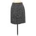 Kate Spade New York Formal Skirt: Gray Leopard Print Bottoms - Women's Size 4