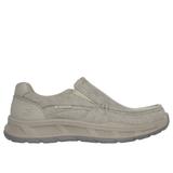 Skechers Men's Relaxed Fit: Cohagen - Vierra Sneaker | Size 11.0 Extra Wide | Taupe | Textile/Synthetic | Vegan