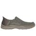 Skechers Men's Slip-ins Relaxed Fit: Expected - Cayson Sneaker | Size 11.5 Extra Wide | Khaki | Textile | Vegan