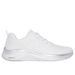 Skechers Women's Vapor Foam - Midnight Glimmer Sneaker | Size 6.5 | White/Silver | Textile/Synthetic | Vegan