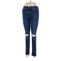 Joe's Jeans Jeggings - High Rise: Blue Bottoms - Women's Size 28