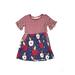 Adorable Sweetness Dress: Burgundy Skirts & Dresses - Kids Girl's Size 7