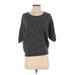 DKNY Jeans Pullover Sweater: Gray Tops - Women's Size Small