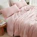 Byourbed Coma Inducer Cold Pandas Knitting Rayon Oversized Comforter Set Rayon in Pink/Yellow | Alaskan King Comforter + 4 King Shams | Wayfair
