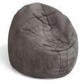 Jaxx 4 Ft. Cocoon Bean Bag Chair & Crash Pad - Microsuede Fade Resistant/Microfiber/Microsuede in Gray | Wayfair 11643112