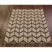 White Rectangle 8'3" x 9'10" Area Rug - Isabelline One-of-a-Kind Senac Trellis Gabbeh Oriental Hand-Knotted 10' x 13' Beige/Ivory Area Rug | Wayfair