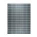 Gray 180 x 144 x 0.25 in Area Rug - Gracie Oaks Rectangle Anbritt Plaid Hand-Knotted Wool Area Rug in Wool | 180 H x 144 W x 0.25 D in | Wayfair