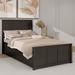 Red Barrel Studio® Tamio Twin Size Platform Bed w/ Twin Size Trundle Wood in Brown | 41.3 H x 42.7 W x 78.98 D in | Wayfair