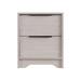 Ebern Designs Mirrah 2 - Drawer Nightstand Wood in Gray | 18.9 H x 15.74 W x 14.56 D in | Wayfair A265197928D144EF9F1D7E35756BF9C6