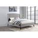 Latitude Run® Madeus Low Profile Platform Bed Upholstered/Polyester in Gray/Brown | 54 H x 83.75 W x 90 D in | Wayfair