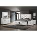 Willa Arlo™ Interiors Borel Upholstered Platform 5 Piece Bedroom Set in White | 67.25 H x 85.5 D in | Wayfair DEF64ED5C06746C996A65B3DA15C97E5