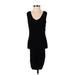 Bebe Casual Dress - Sweater Dress: Black Dresses - Women's Size X-Small