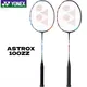 YONEX-Raquette de badminton professionnelle avec ligne 4U ASROX 100ZZ bleu rouge carbone hors