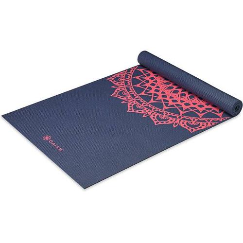 GAIAM Matte PINK MARRAKESH YOGAMATTE 4MM CLASSIC PRINTED, Größe - in blau/rot