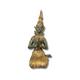 Tempelwächter Thailand 22,5cm groß | Bronze Figur | thailändische Teppanom Skulptur | mythologischer Engel | Liebhaberstück | Asiatika