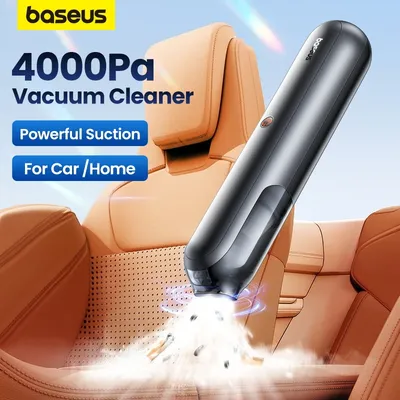 Baseus A0 Pro Auto-Staubsauger, 4000 Pa, tragbarer kabelloser Autofilter, leistungsstarke Saugkraft, Image