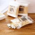 Wozhidaoke Kitchen Utensils Set 100 Soft Bag Wood Stick Double Head Cotton Swab Sanitary Swab Kitchen Gadgets Kitchen Cleaning Supplies Clear 11*10*2.5 Clear