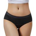 WILLBEST Underwear for Women 4 Layer Anti Side Leakage Menstrual Pants Womens Mid Waist Large Size Hygienic Menstrual Underwear