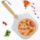 Pizzas patel Metallst reifen faltbarer Holzgriff Antihaft-Pizzas patel für Pizza ofen Pizza-Dreh
