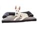 Dog Bed King Orthopedic Large Gray Sofa Style Dog Pet Bed For Medium and Large Size Dogs. Ortho Foam Base Comfort.