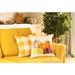 Set of 2 18" Fall Season Pumpkin Gingham Throw Pillow Cover