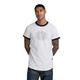 G-STAR RAW Herren Lash Graphic Ringer T-Shirt, Weiß (white D23900-336-110), M