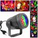 Viworld Christmas Projector Lights 360Â° Rotation Laser Snowflake Santa Snowman 16 Patterns Holiday Lights Waterproof LED Lights for Halloween Christmas Party Home Garden Decor Multicolor