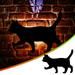 Hanzidakd LED light Cat Night Light Voice Activated Cat DOG And Other Animal Silhouette Lamp Wall Decor For Home Living Room Hallway Kitchen Bedroom Warm Lights