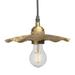 Pathson Industrial 1-Light Pendant Light Antique Flower Metal Shade Hanging Lighting Chandelier