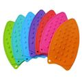 ZDWQFA 1PC Silicone Iron Rest Pad - Multipurpose Silicone Iron Rest Pad for Ironing Board Hot Resistant Mat Iron Rest Plate Perfect for Ironing Board Ironing Board and Mat