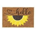 Giyblacko Carpet Door Mats Sunflower Door Mats Sunflower Welcome Mat Outdoor Rug Sunflower Door Mats Outside Spring Summer Door Mat Sunshine Decorative