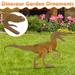 Apmemiss Clearance Metal Dinosaur Garden Decoration Animal Garden Stakes Yard Art Dinosaur Garden Silhouette Raptor Metal Garden Statues Garden Patio Living Room Home Floor Lawn Outdoor Decoration